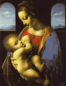 Mary BFing Jesus Leonardo Da Vinci